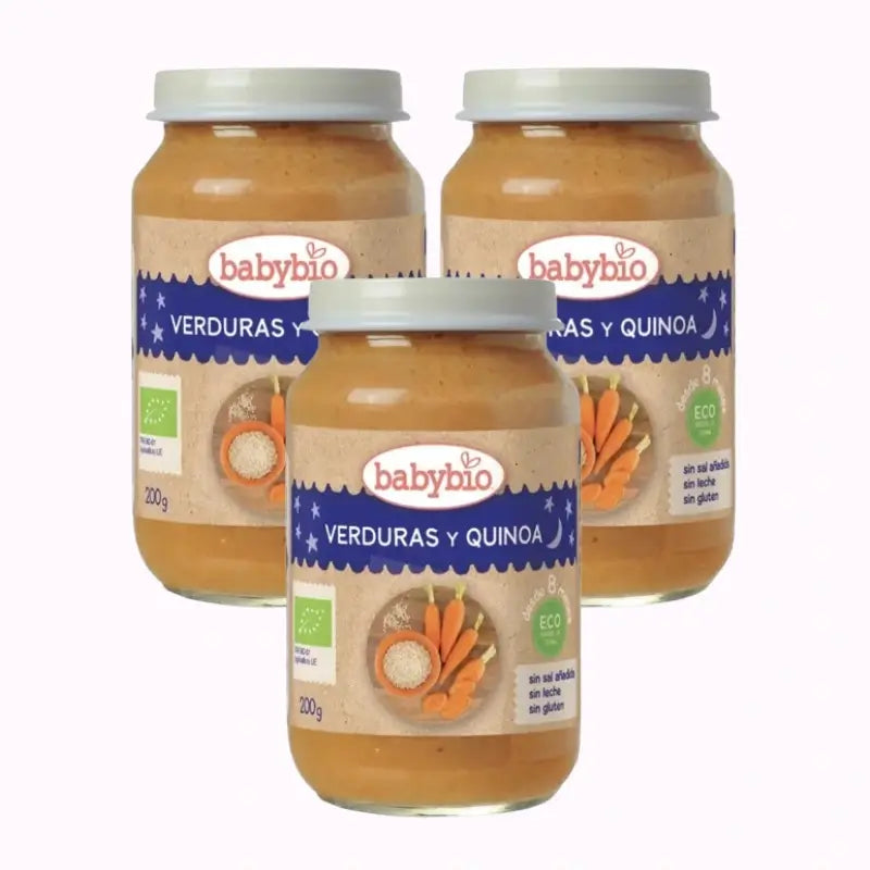 Babybio Menu Quinoa Tradizionale, Confezione 3 x 200 grammi
