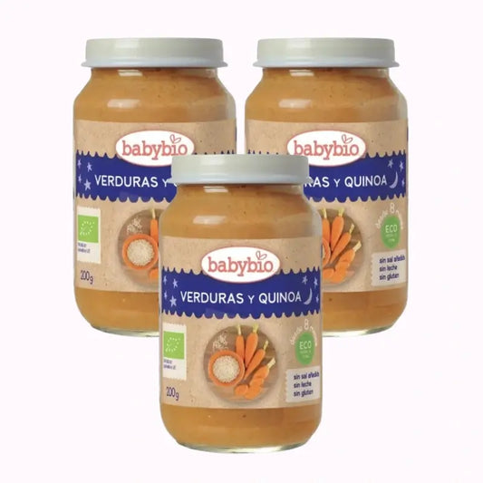 Babybio Menu Quinoa Tradizionale, Confezione 3 x 200 grammi