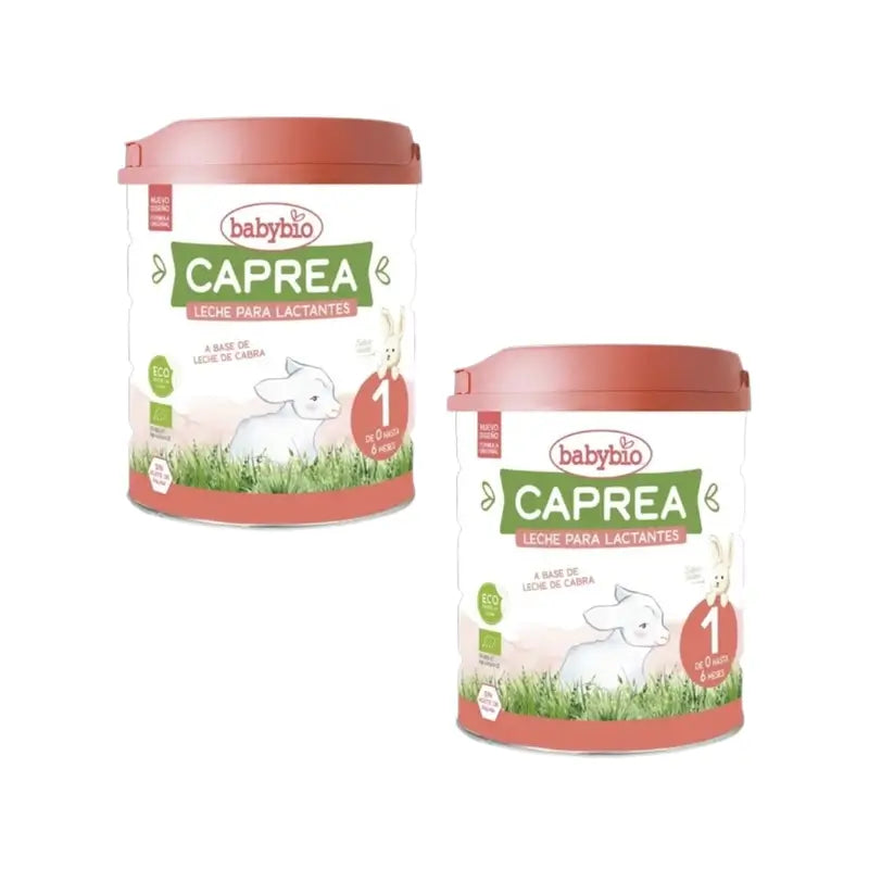 Babybio Caprea 1 Latte di capra 0-6 mesi, Confezione 2 x 800 g
