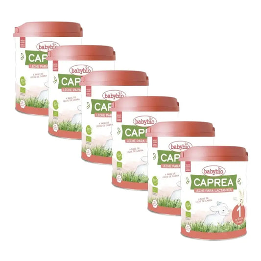 Babybio Caprea 1 Latte di capra 0-6 mesi, Confezione 6 x 800 g