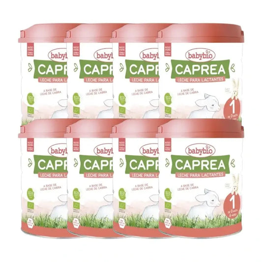 Babybio Caprea 1 Latte di capra 0-6 mesi, Confezione 8 x 800 g