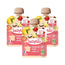 Babybio Marsupio Mela Fragola Vaniglia, Confezione 3 x 90 grammi
