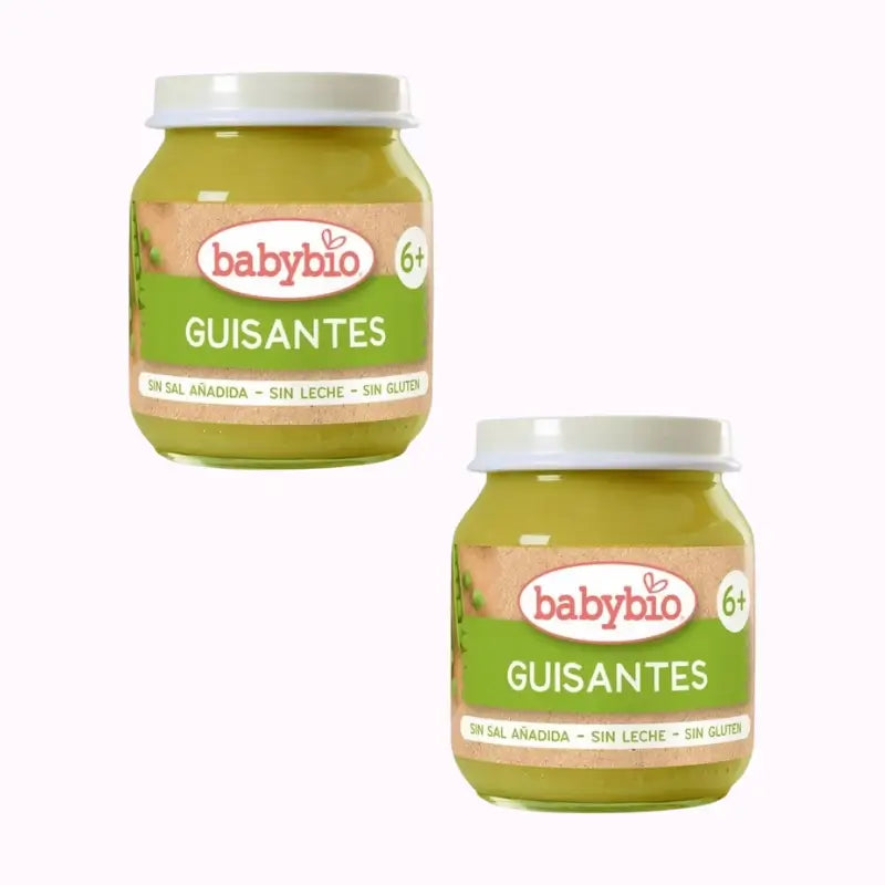 Babybio Babybio Piselli, Confezione 2 x 130 grammi