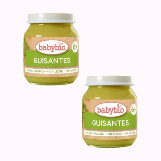 Babybio Babybio Piselli, Confezione 2 x 130 grammi
