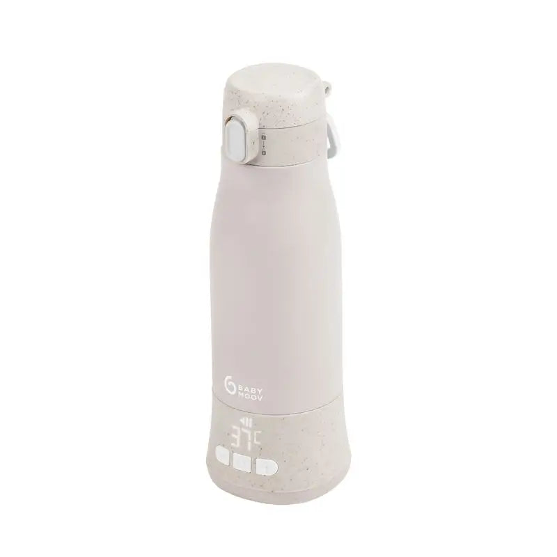 Babymoov Calientabiberones Transportable Con Batería Moov & Feed Mineral Beige