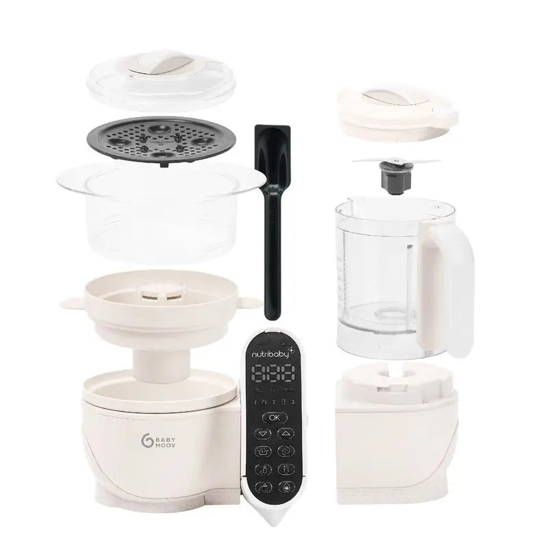 Babymoov Robot multifunzione 6 in 1 Nutribaby(+) Mineral Beige