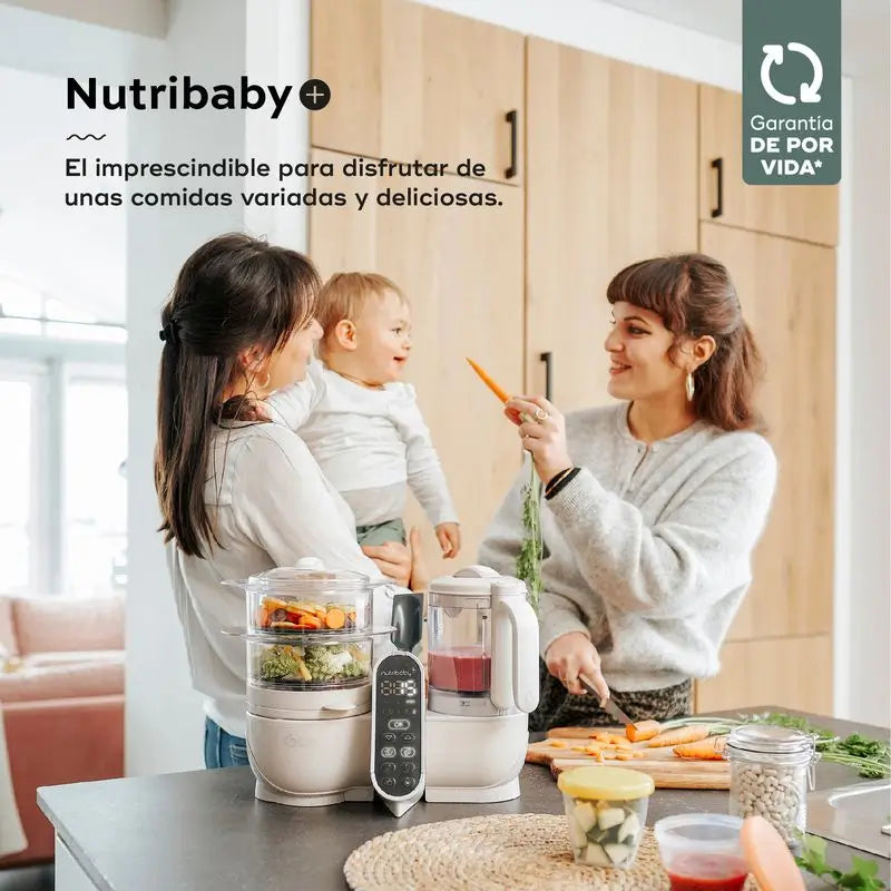 Babymoov Robot multifunzione 6 in 1 Nutribaby(+) Mineral Beige