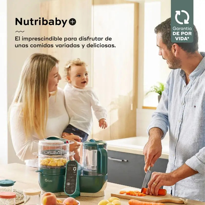 Babymoov Robot multifunzione 6 in 1 Nutribaby(+) Verde Opale