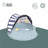 Babymoov Anti-UV UPF 50+ Area giochi con mini-piscina Aquani Provence