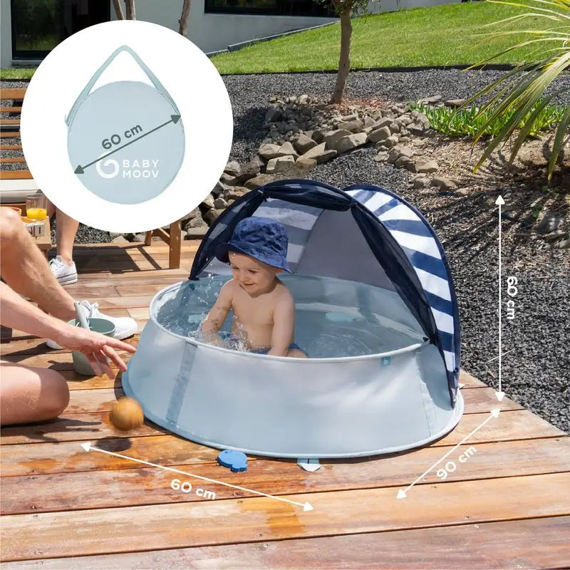 Babymoov Anti-UV UPF 50+ Area giochi con mini-piscina Aquani Provence