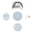 Babymoov Anti-UV UPF 50+ Area giochi con mini-piscina Aquani Provence