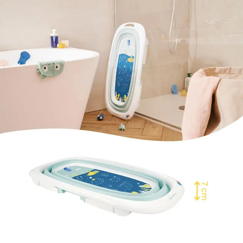 Vasca da bagno pieghevole compatta Badabulle