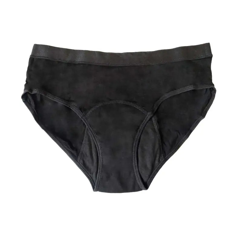 Panty mestruale Bads nero con cuciture taglia XS