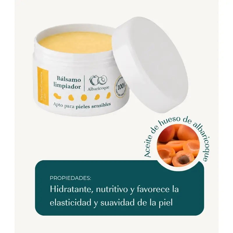 Balsamo detergente viso all'albicocca, 100 ml