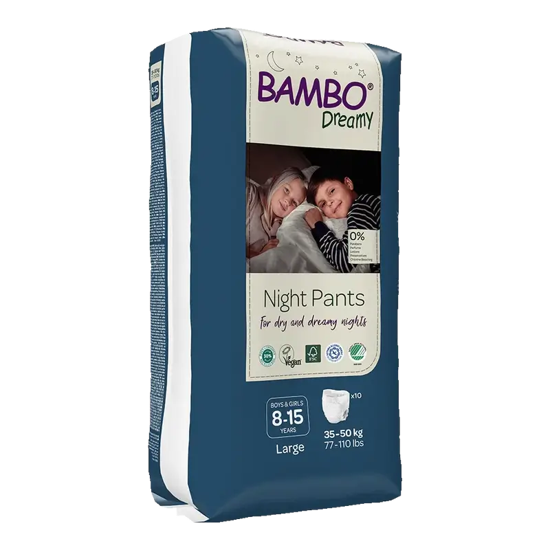 Bambo Nature Dreamy Night Pannolini L (35-50Kg), 10 pz.
