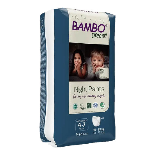 Bambo Nature Dreamy Night Pannolini M (15-35Kg), 10 pezzi