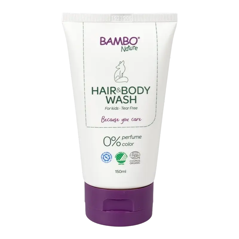 Bambo Nature Gel da bagno e shampoo, 150 ml