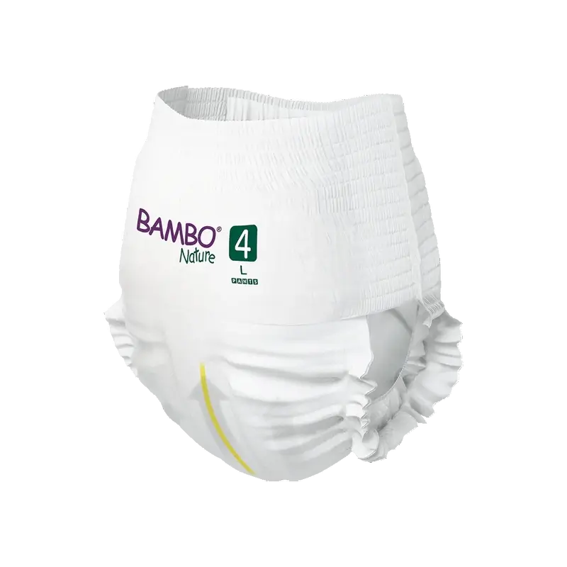 Pannolini Bambo Nature Pants Taglia 4 (7-14Kg), 20 pezzi
