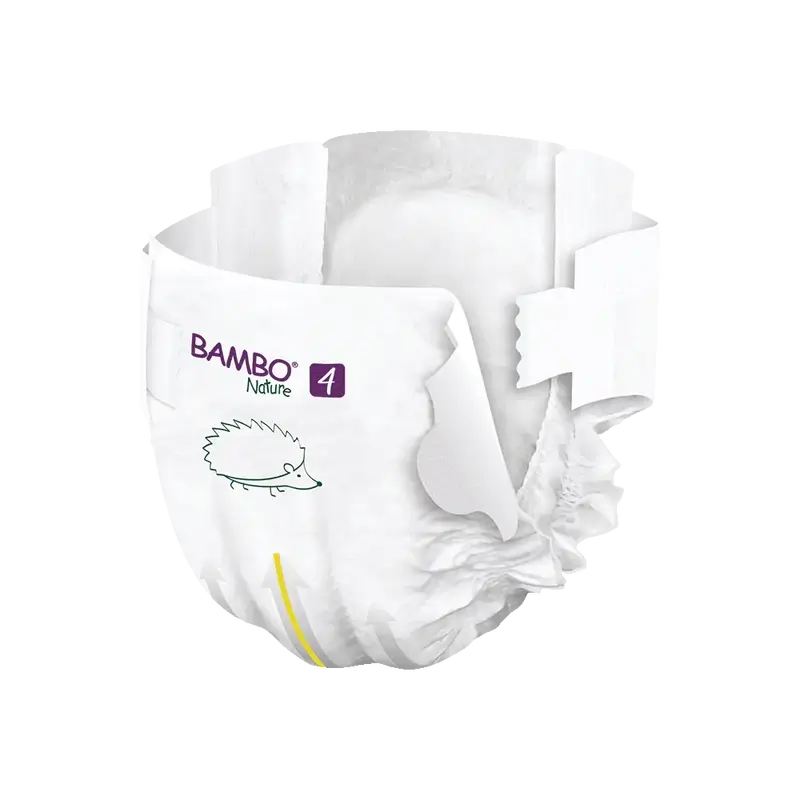 Pannolini Bambo Nature taglia 4 (7-14Kg), 24 pezzi