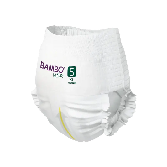 Pannolini Bambo Nature Pants Taglia 5 (12-18Kg), 19 pezzi