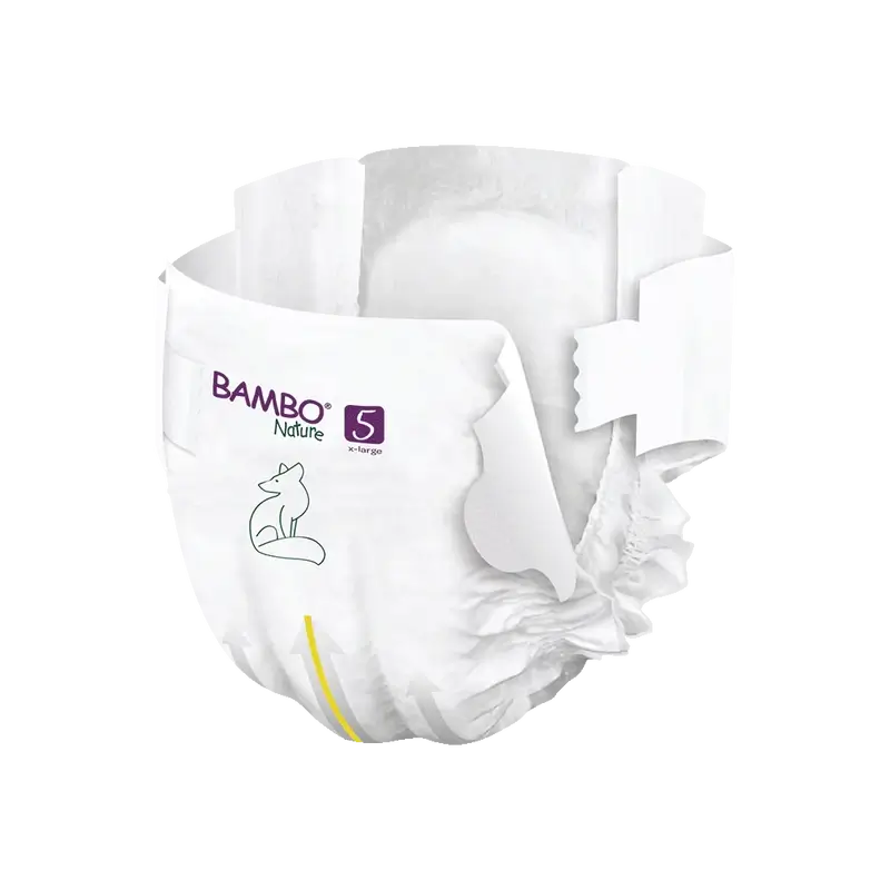 Pannolini Bambo Nature taglia 5 (12-18Kg), 22 pezzi