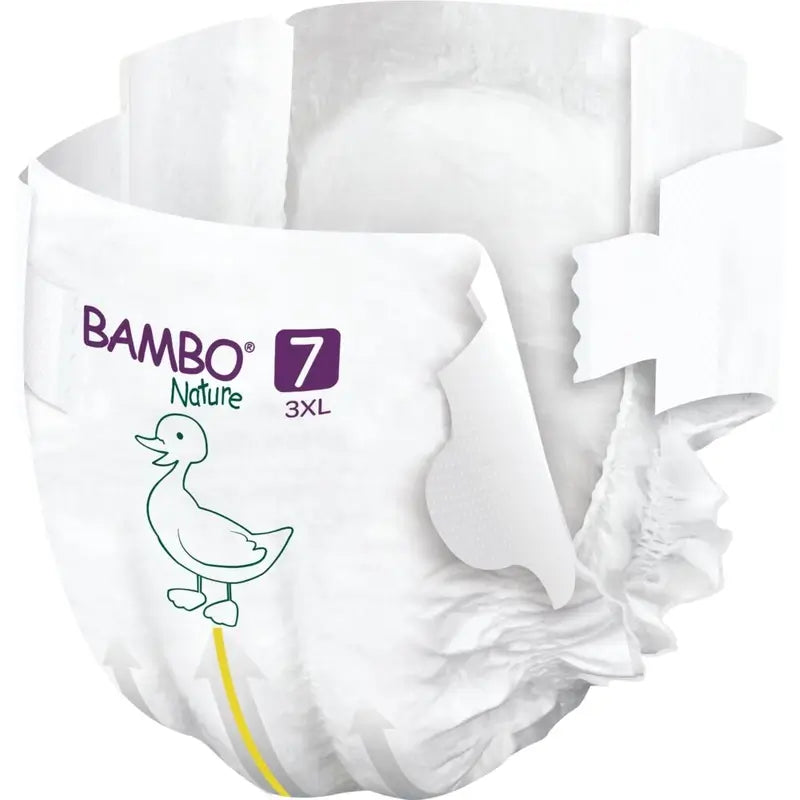 Pannolini Bambo Nature taglia 7 (18+ Kg), 40 pz.