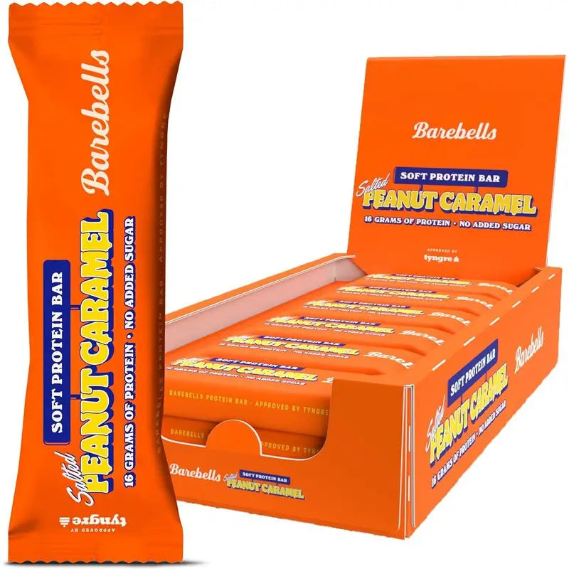 Barebells Confezione di arachidi salate morbide, 12 pezzi x 55 grammi