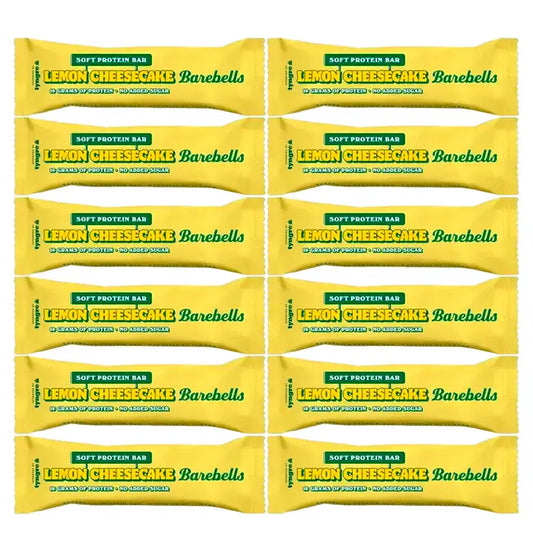 Barebells Cheesecake al limone , confezione da 12 x 55 gr