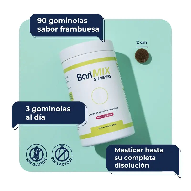 Barimix Bypass al gusto di lampone, 90 gommine