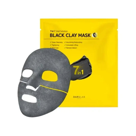 Barulab 7In One Solution - Maschera all'argilla nera, 25 gr