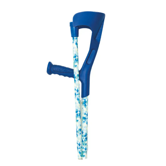 Bastoni da passeggio pieghevoli, blu (coppia)