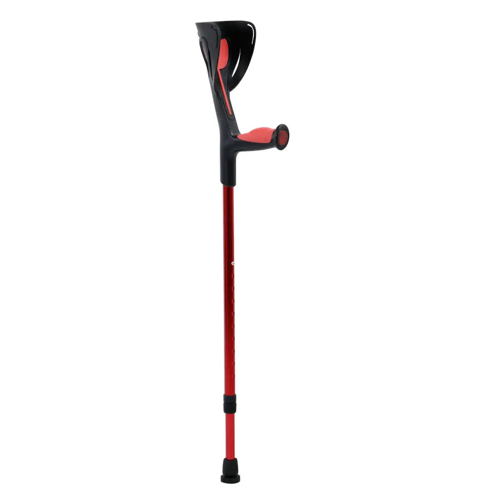 bastone inglese pieghevole, morbido al tatto, rosso (coppia)