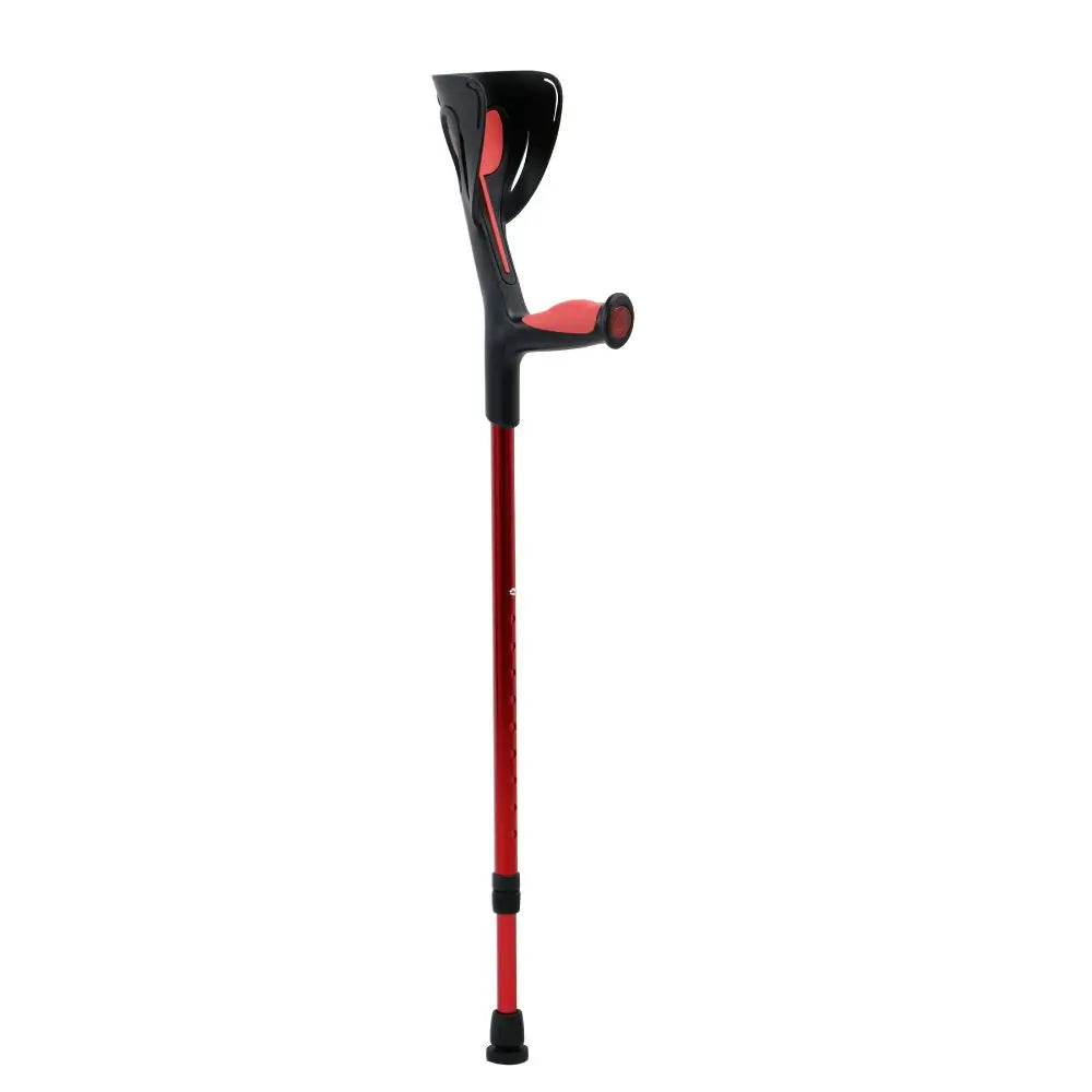 bastone inglese con impugnatura morbida, rosso (coppia)