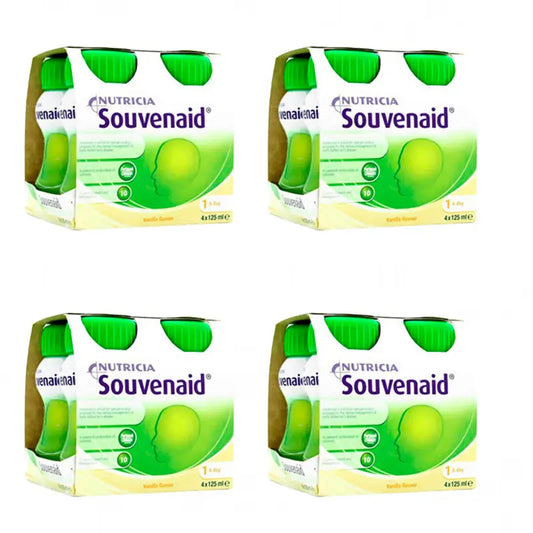 Nutricia Souvenaid Frullati al gusto di vaniglia, 16 unità x 125 ml