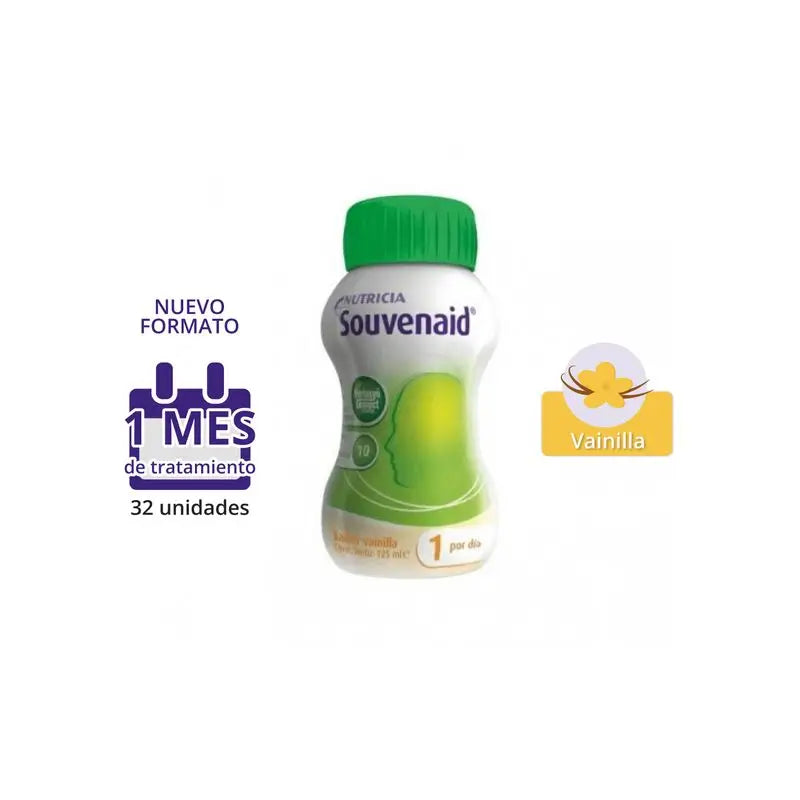 Nutricia Souvenaid Frullati al gusto di vaniglia, 32 unità x 125 ml