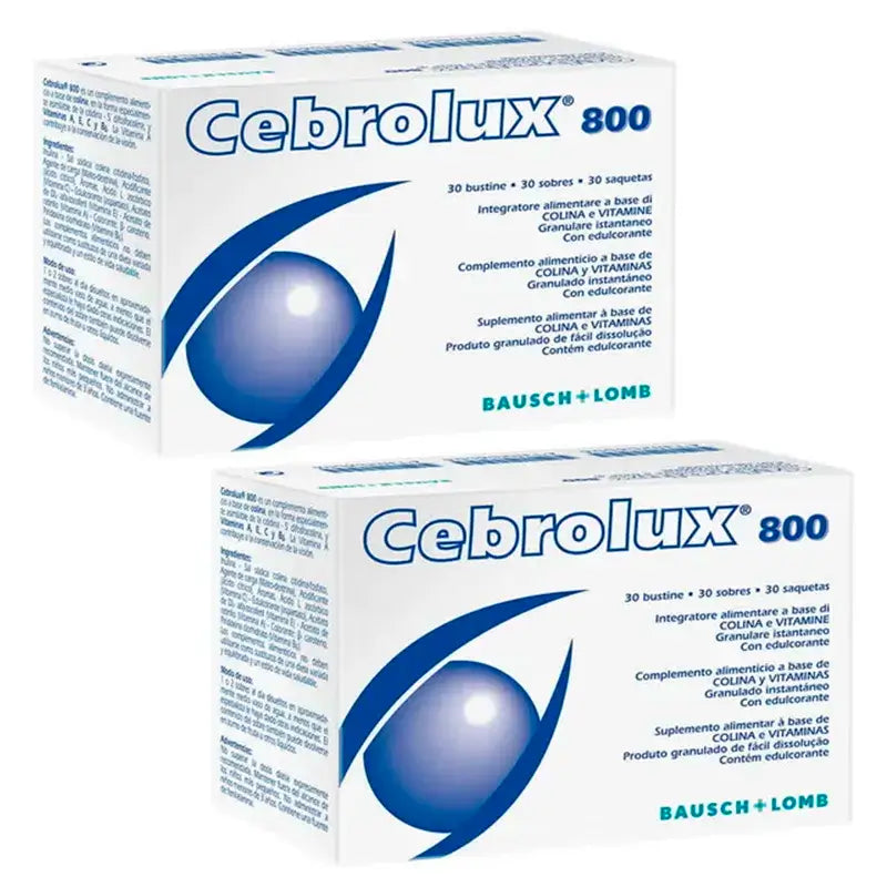 Bausch & Lomb Cebrolux 800, confezione 2 x 30 bustine