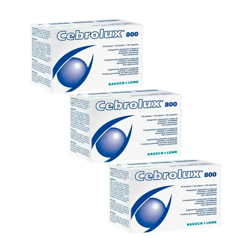 Bausch & Lomb Cebrolux 800, confezione 3 x 30 bustine