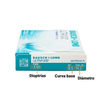 Lenti Bausch Ultra Spherical, 3 unità