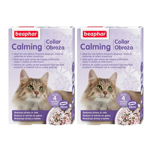 Collare calmante per gatti Beaphar, confezione da 2 x 35 cm