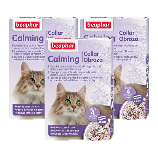 Collare calmante per gatti Beaphar, confezione da 3 x 35 cm