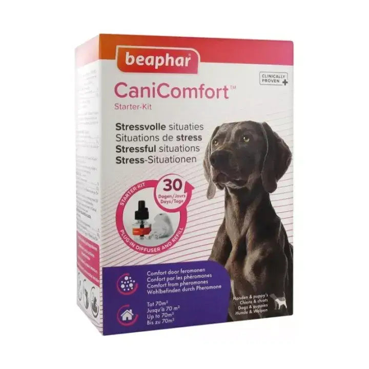 Beaphar Canicomfort Starter Kit Diffusore + Ricarica per cani, 48 ml