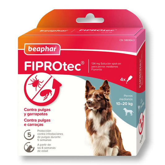 Beaphar Fiprotec Spot On Cane Med. 10-20Kg 4 Pip x 1,34 ml