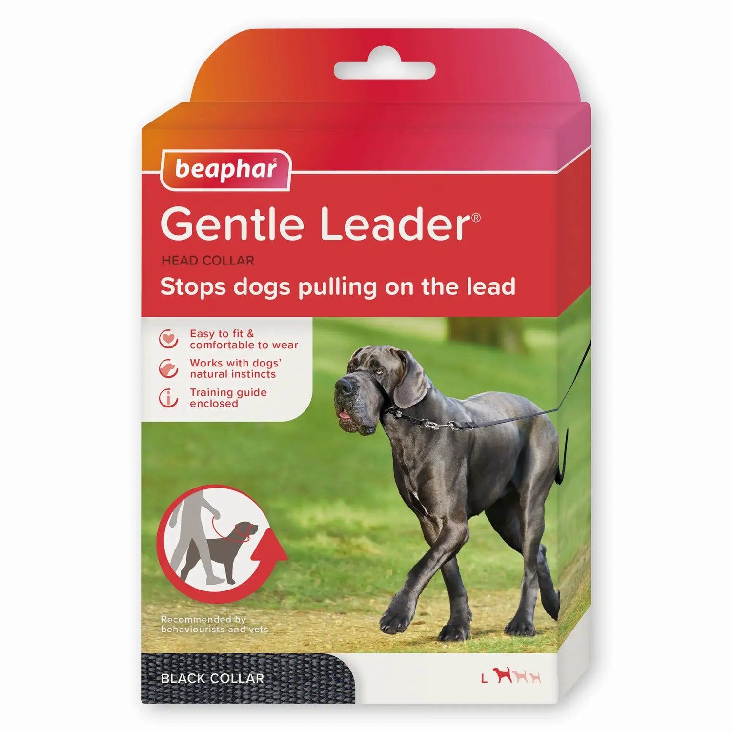 Beaphar Gentle Leader Taglia L Nero, 1 pezzo