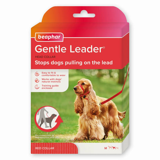 Beaphar Gentle Leader Taglia M Rosso, 1 pezzo