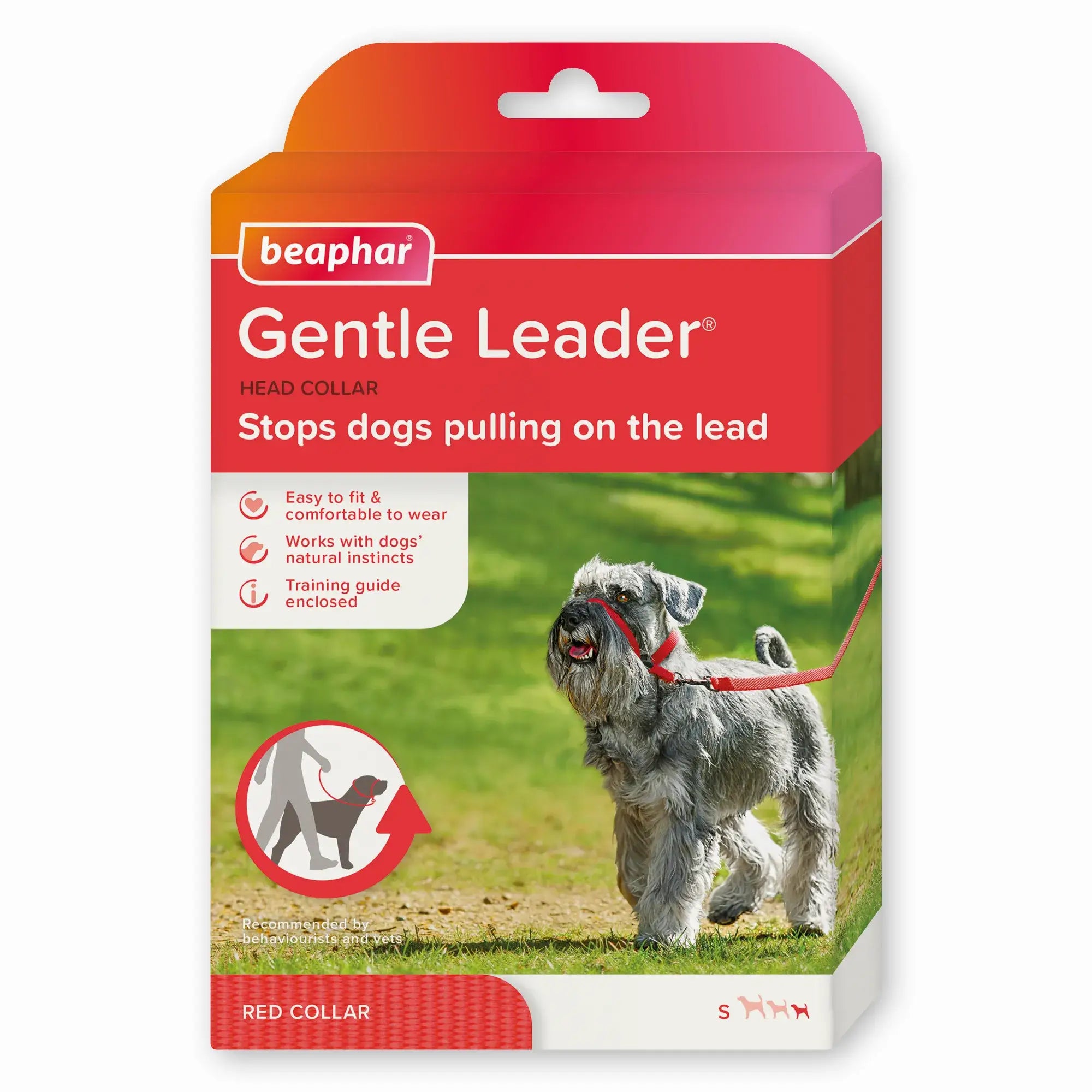 Beaphar Gentle Leader Taglia S Rosso, 1 pezzo