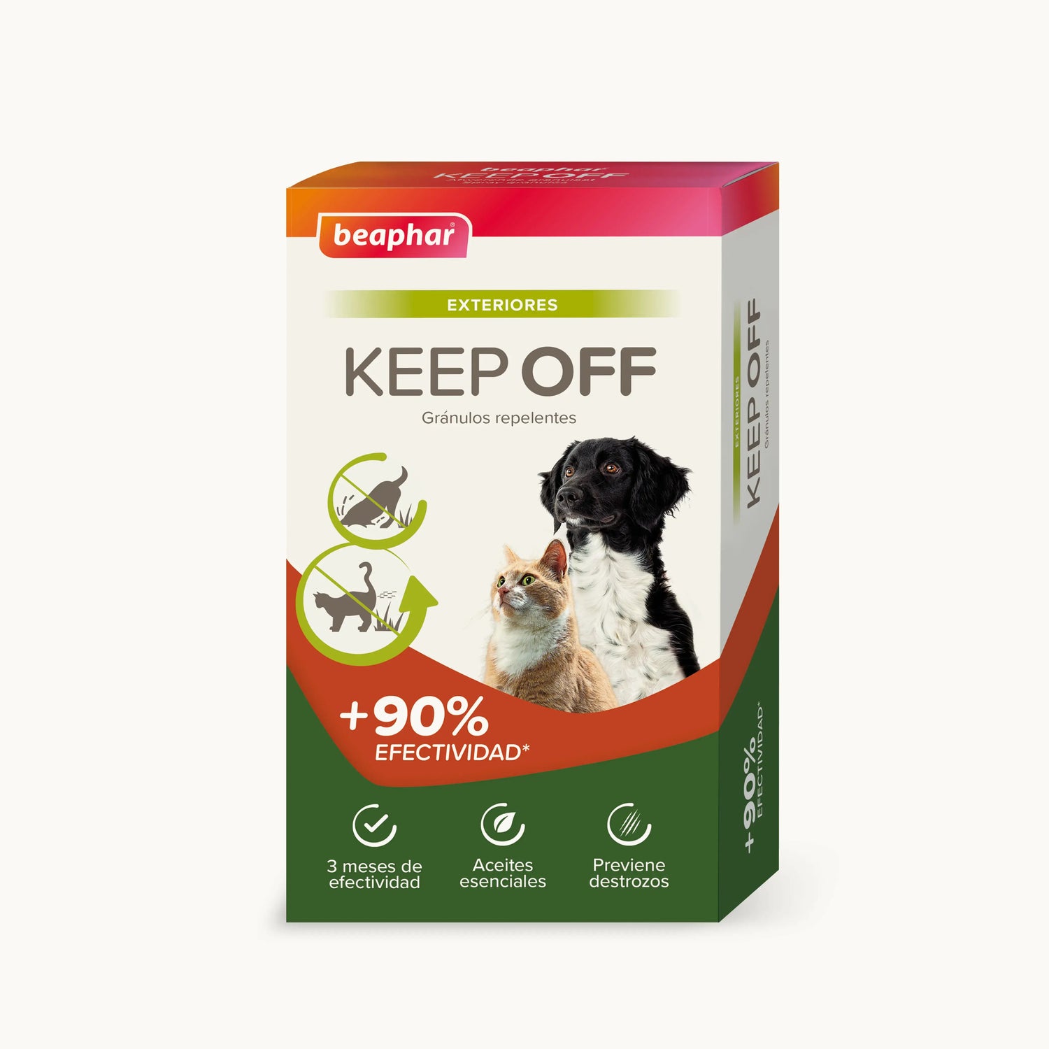 Beaphar Keep Off Pellet repellente per cani e gatti da esterno, 2x200g