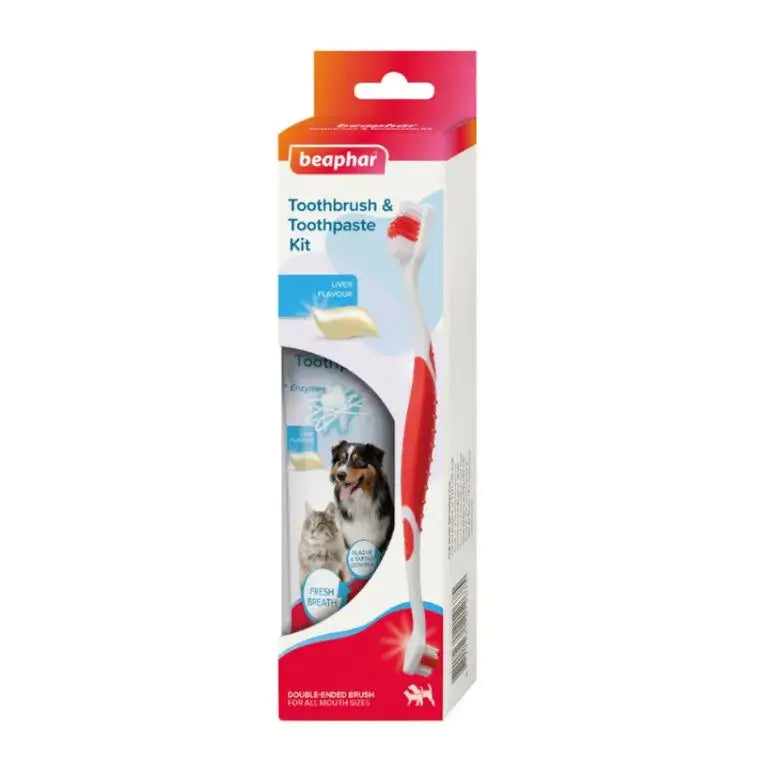 Beaphar Pet Dentifricio+spazzolino confezione dentale