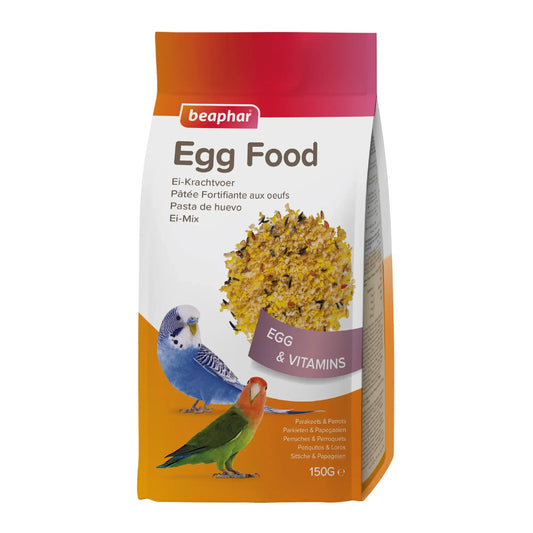 Pasta all'uovo per parrocchetti Beaphar Pappagallini inseparabili, 150 g