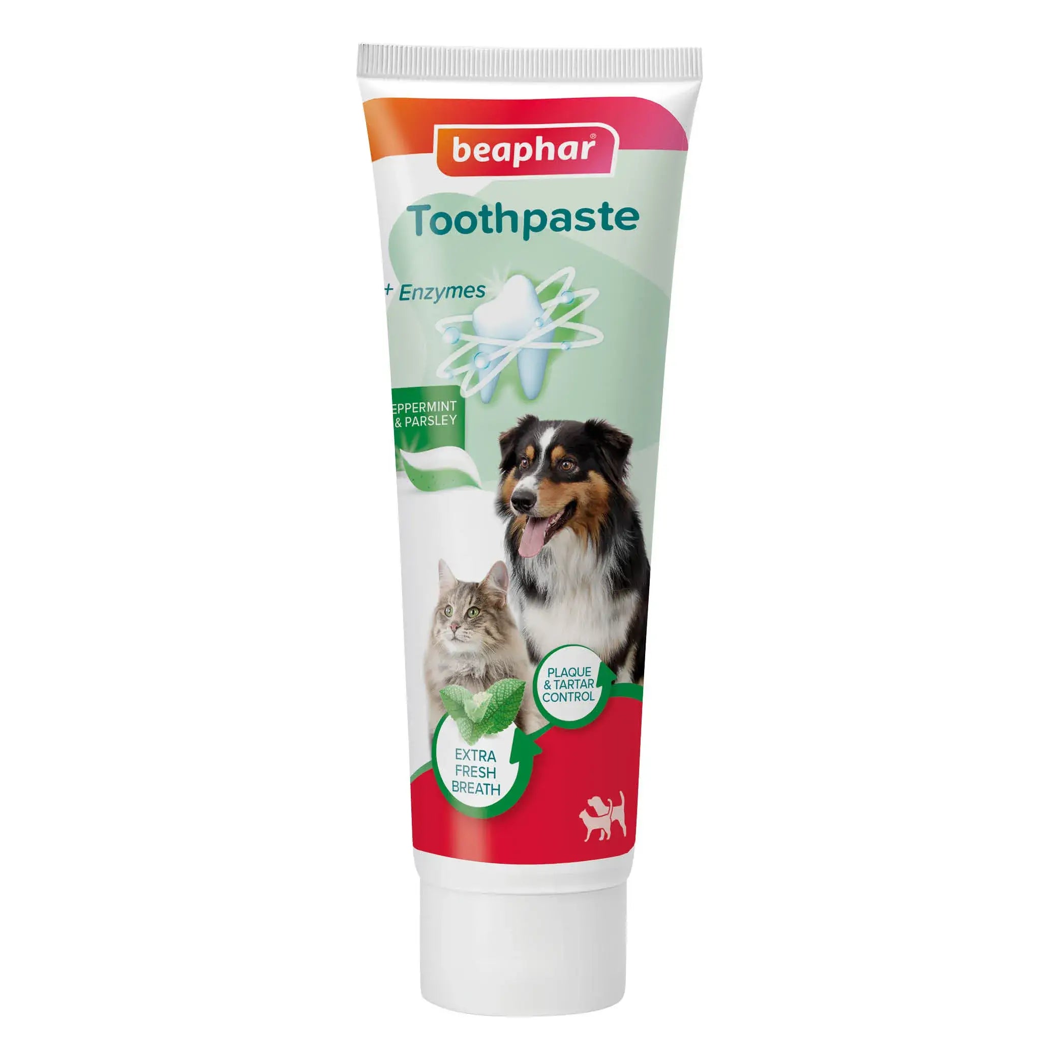 Beaphar Dentifricio menta e prezzemolo cani e gatti, 100 g