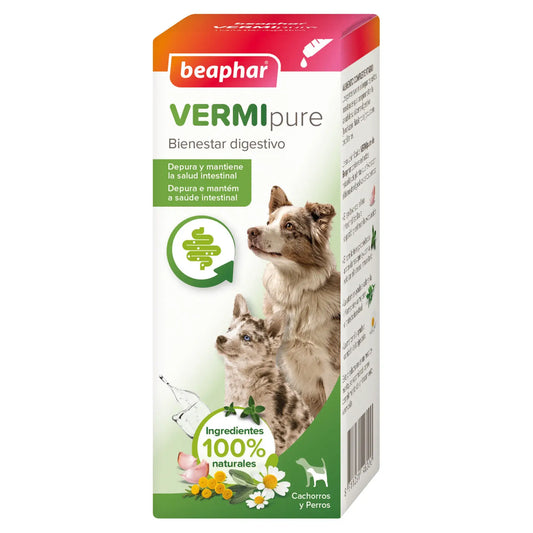 Beaphar Vermipure Soluzione Liquida Naturale Cani, 50 ml